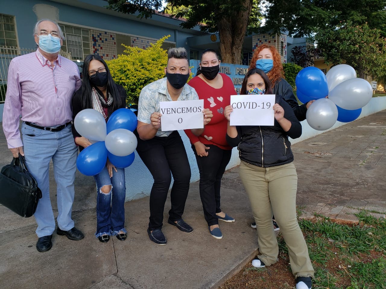Funcionários do Hospital Psiquiátrico vencem a Covid-19