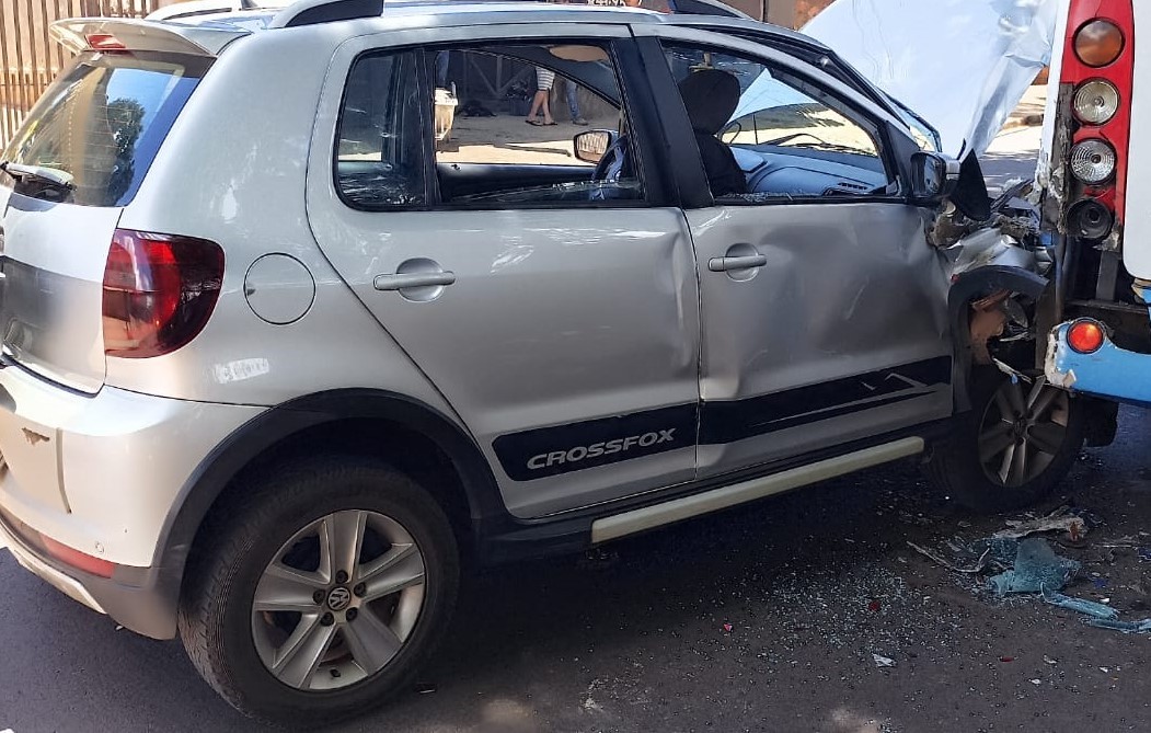 Avó e neta de 9 anos ficam feridas em acidente em Sarandi