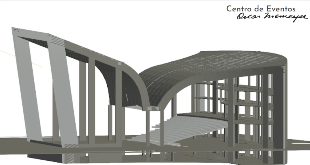 Prédio do Centro de Eventos Oscar Niemeyer terá 8 andares (Imagem ilustrativa/divulgação/PMM)