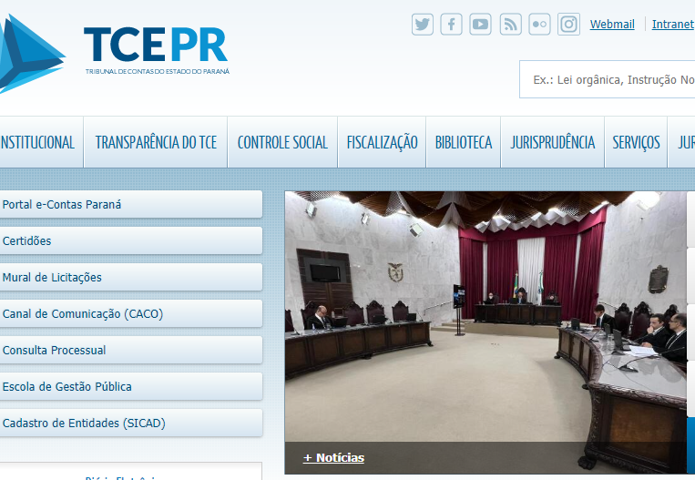 Depois de dois meses, site do TCE volta a funcionar
