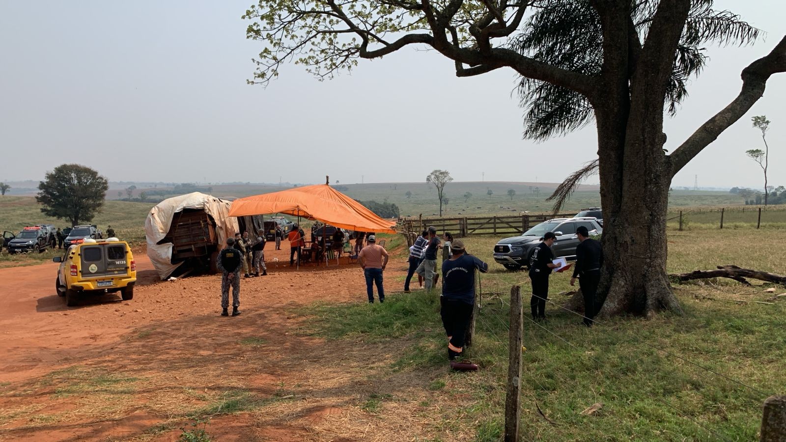 Indígenas tomam fuzil de oficial da Força Nacional em área ocupada