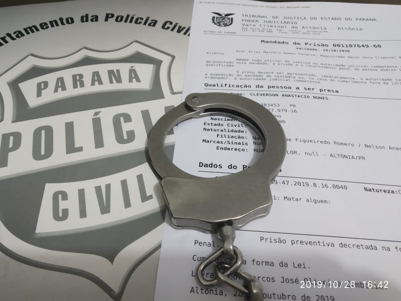 Homicídio de ex-policial é elucidado em Altônia