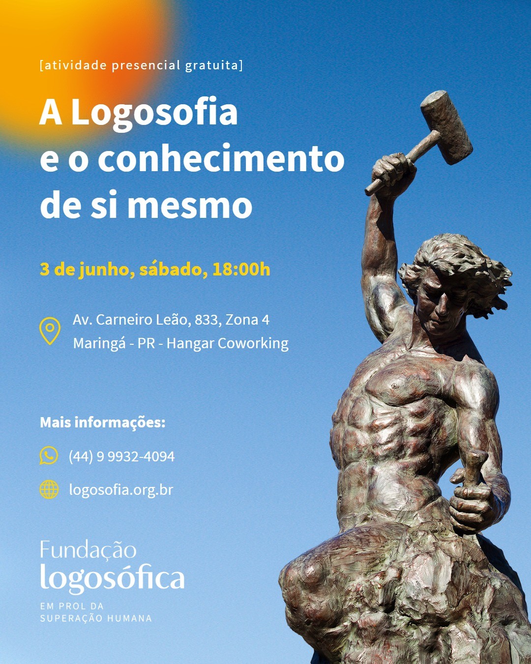 Fundação Logosófica promove evento neste sábado (3) em Maringá