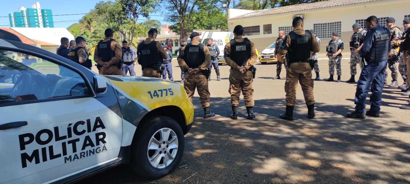 Polícia Militar realiza operações na cidade de Maringá
