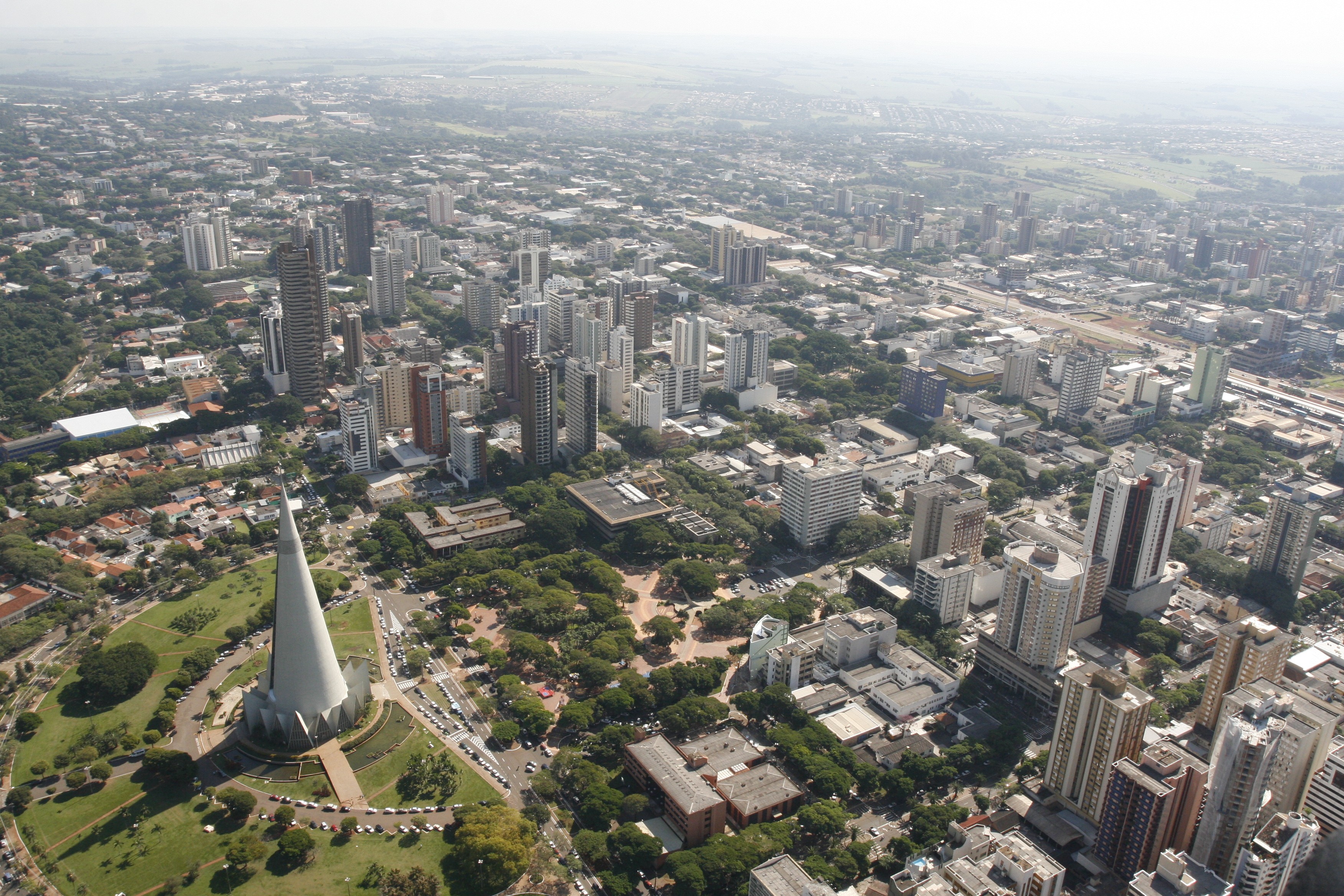 Crescimento populacional de Maringá é concêntrico