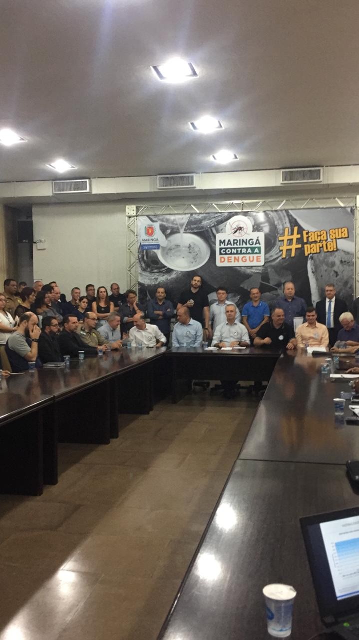 Maringá cria gabinete emergencial de combate à dengue