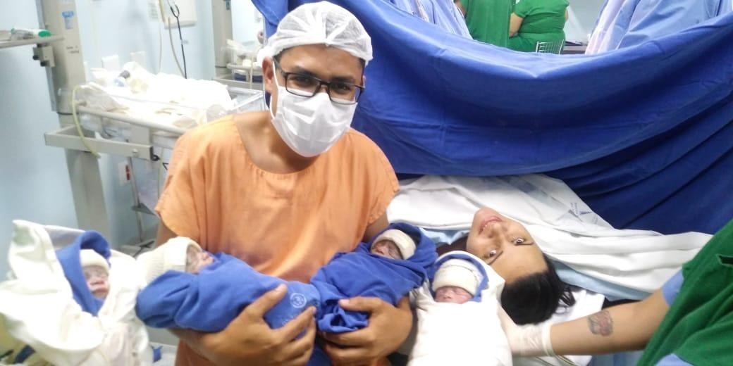 Moradora de Mandaguari dá à luz quadrigêmeos