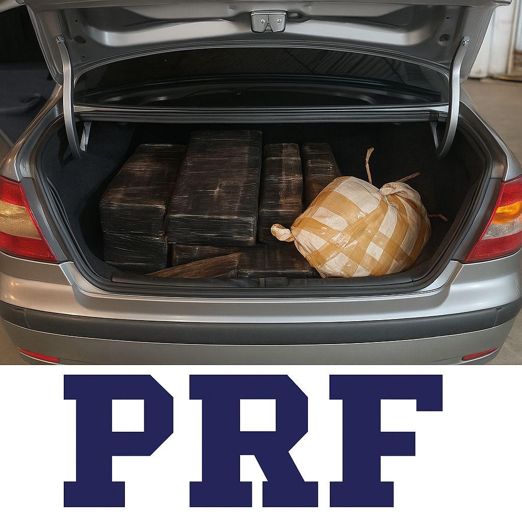 PRF apreende quase 200 quilos de droga em Paiçandu