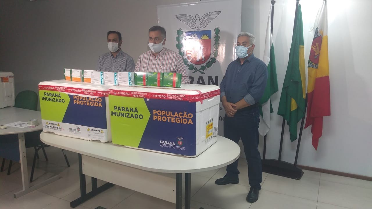 Maringá recebe mais 7 mil doses de vacinas contra a Covid-19