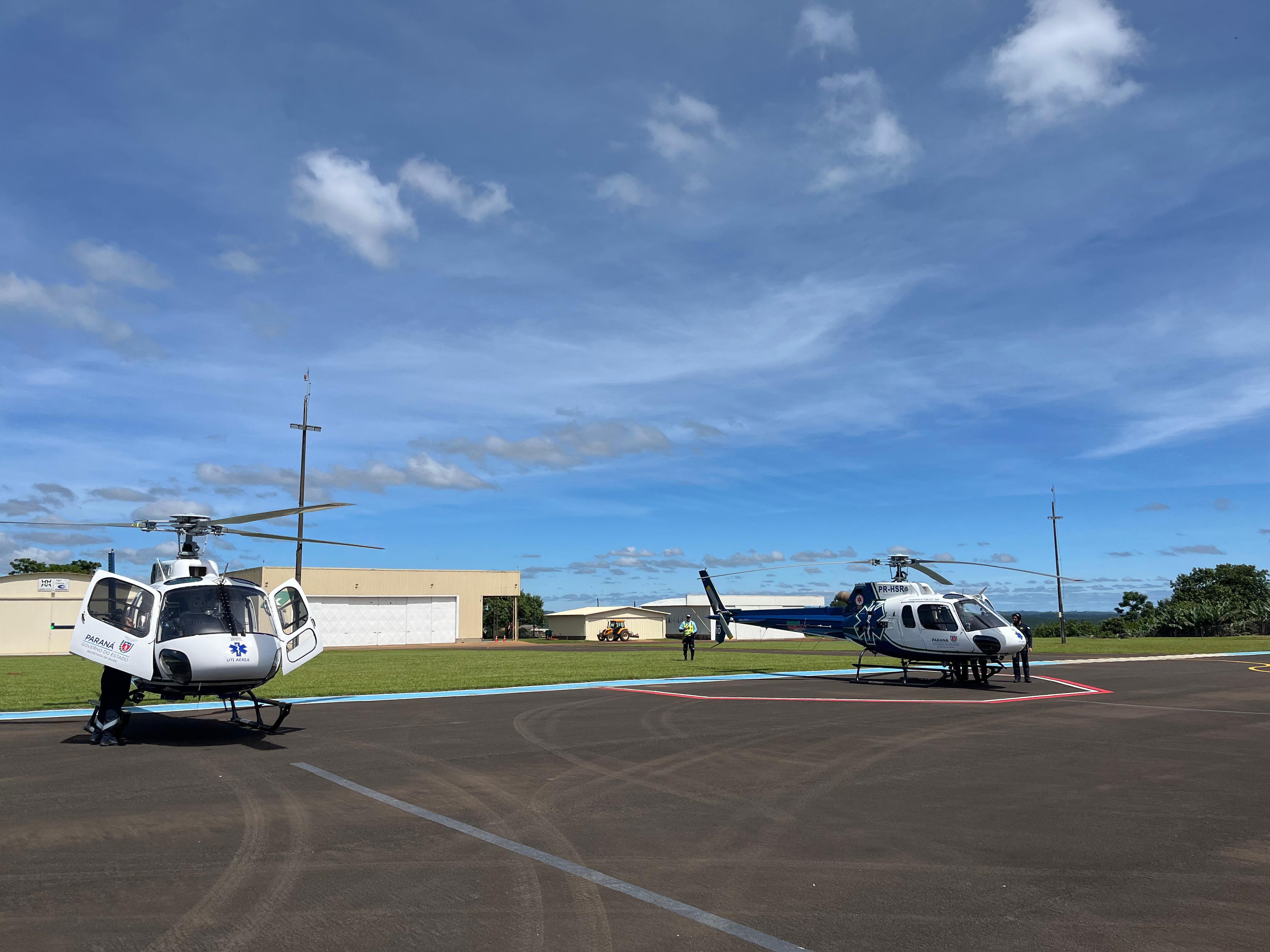 Samu Aéreo de Maringá participa de operação para transporte de órgãos