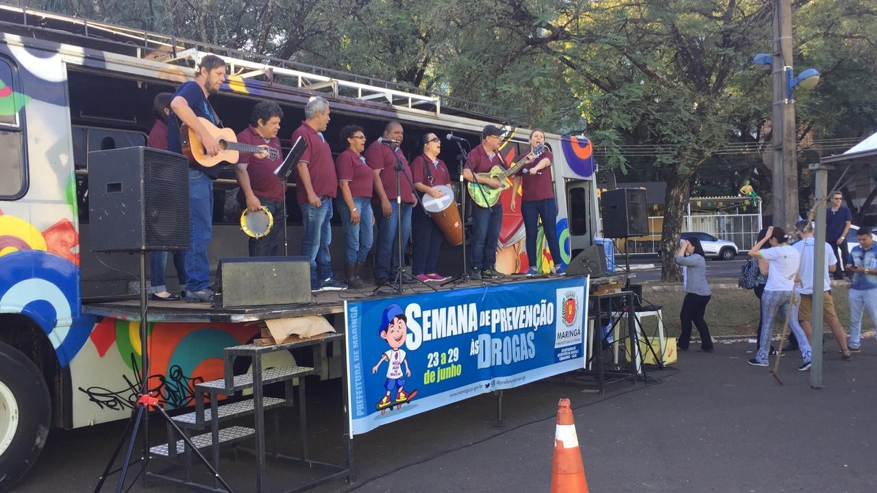 A partir deste sábado (23), Maringá realiza ações para discutir prevenção às drogas