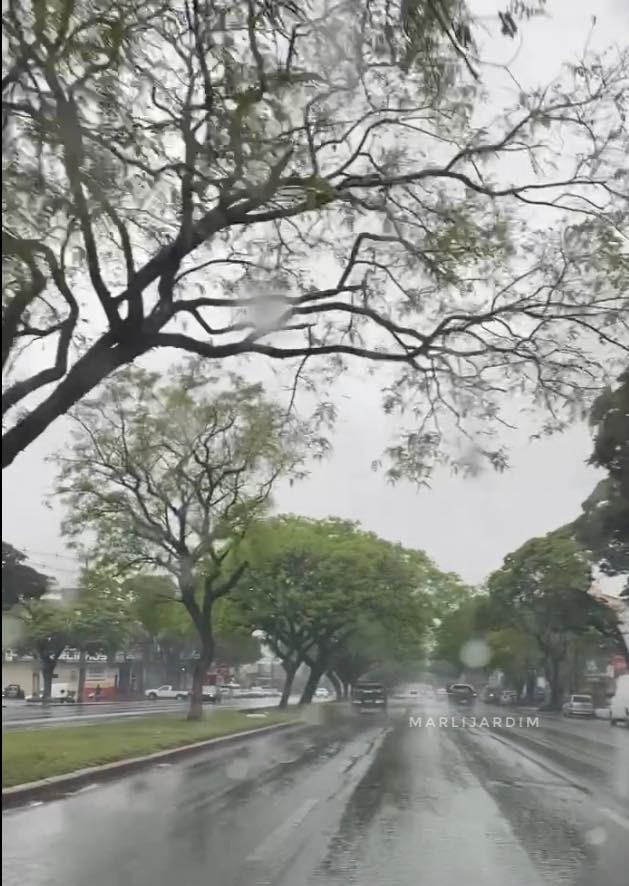 Feriado será marcado pela chuva em Maringá