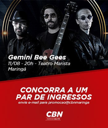 Quer assistir ao show do Gemini Bee Gees em Maringá?