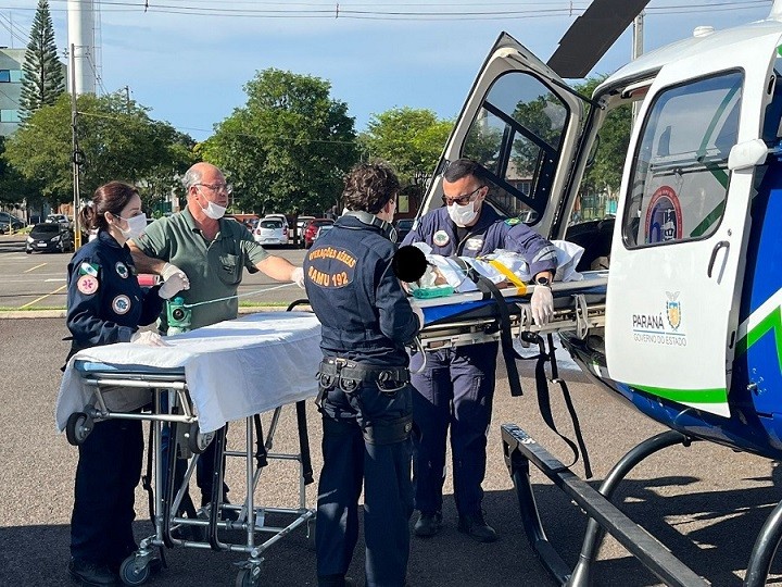 Criança de 2 anos é atropelada por van do transporte escolar em Marialva