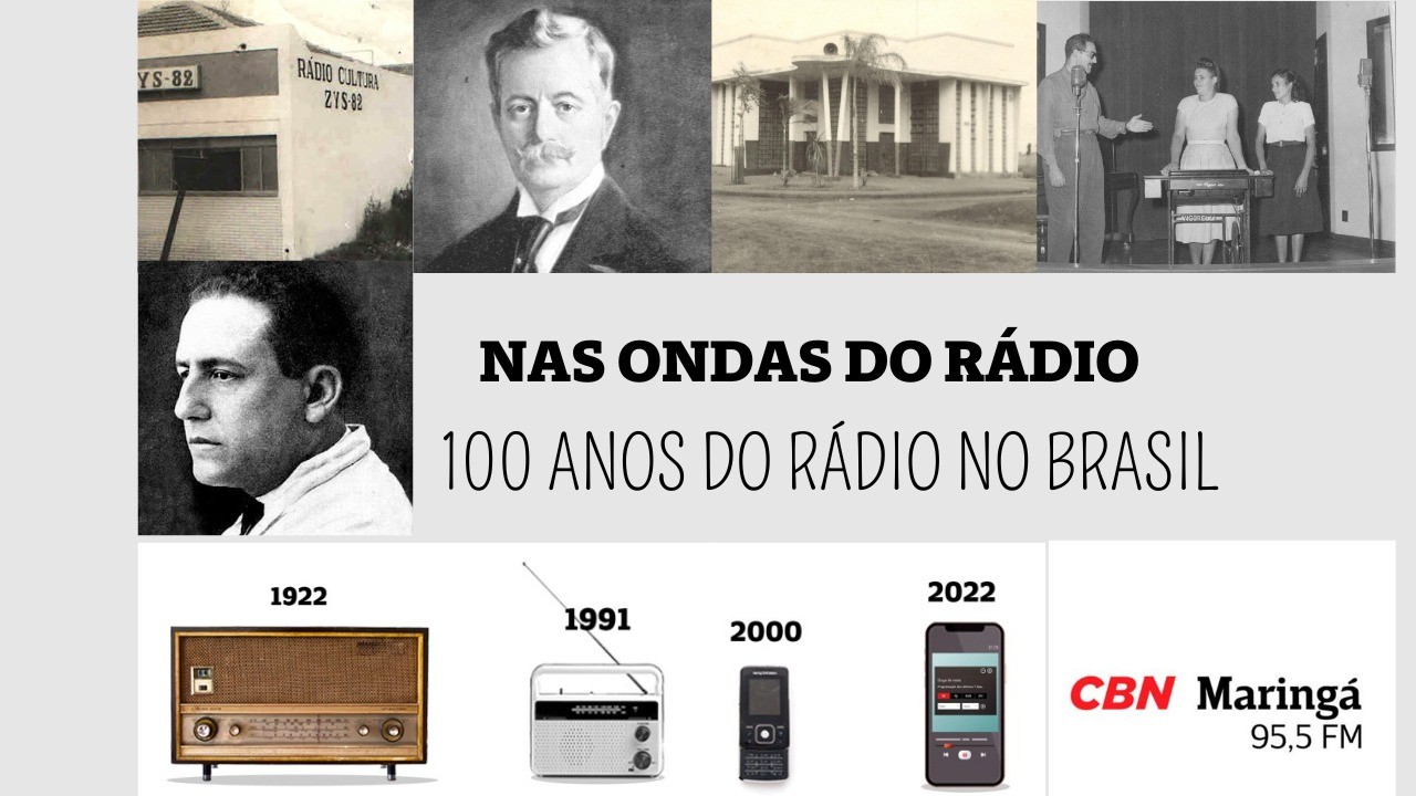Primeira transmissão de rádio no Brasil completa 100 anos