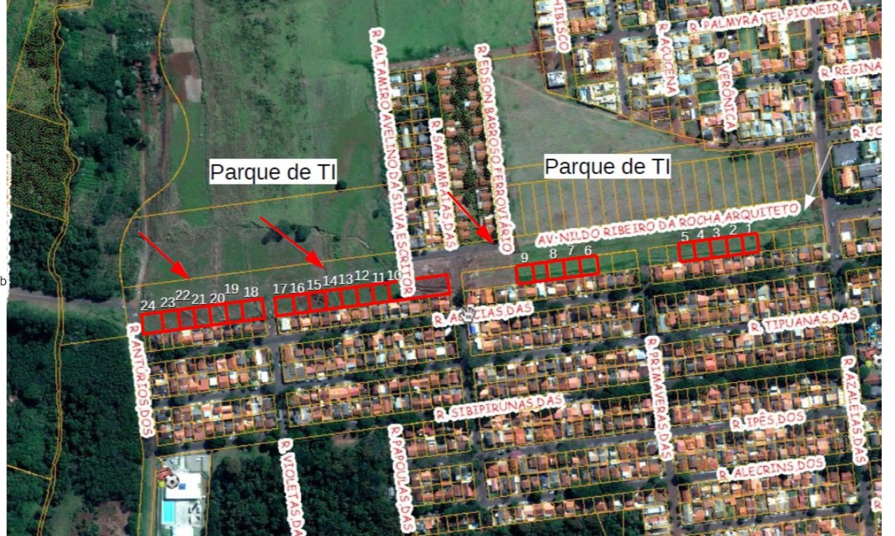 Prefeitura vai comercializar 24 terrenos na Avenida Nildo Ribeiro