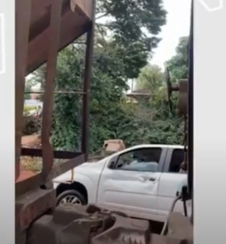Acidente entre carro e trem é registrado em Sarandi