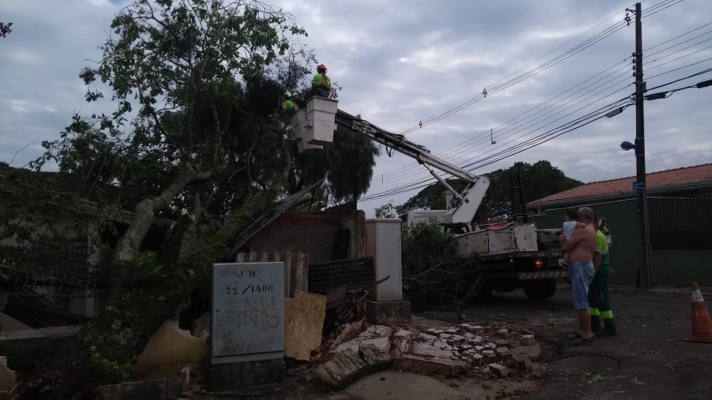Fim de semana de chuva e ventos fortes em Maringá