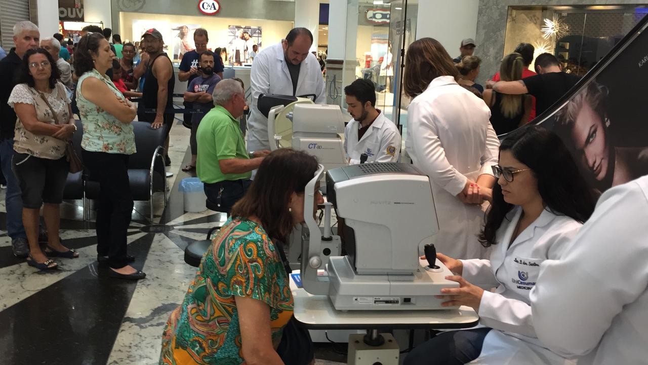 Prevenção ao glaucoma é lembrada em ação