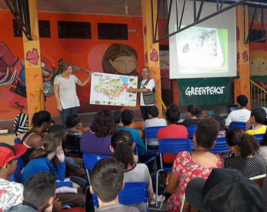 Saiba mais sobre o Projeto Escola do Greenpeace