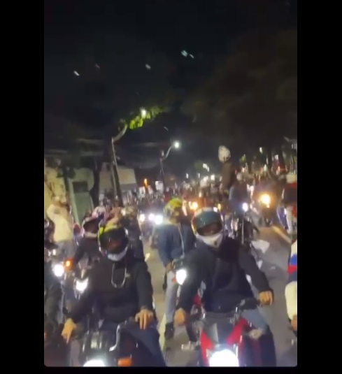 Polícia Militar identifica organizadores de passeio noturno de motocicletas