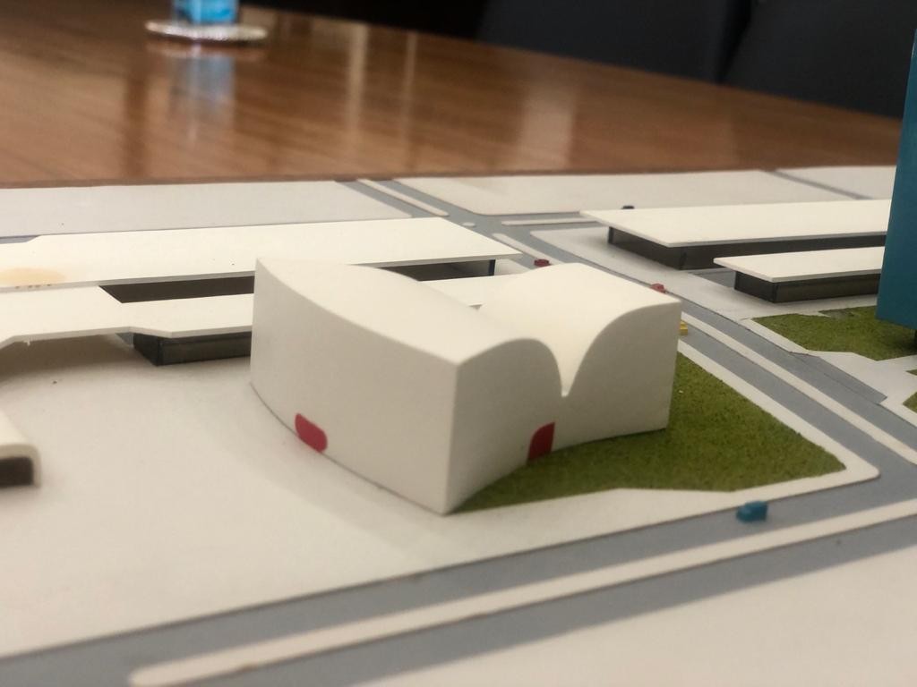 Área de estacionamento no Novo Centro será interditada na segunda-feira (11) para obras do Centro de Eventos Oscar Niemeyer