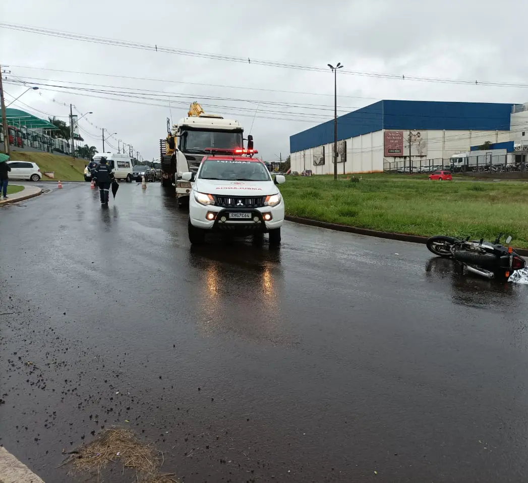 Motociclista de 22 anos morre em acidente no Contorno Sul de Maringá