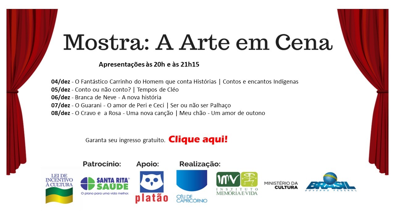 Mostra ‘A arte em cena’ segue até sexta-feira (08)