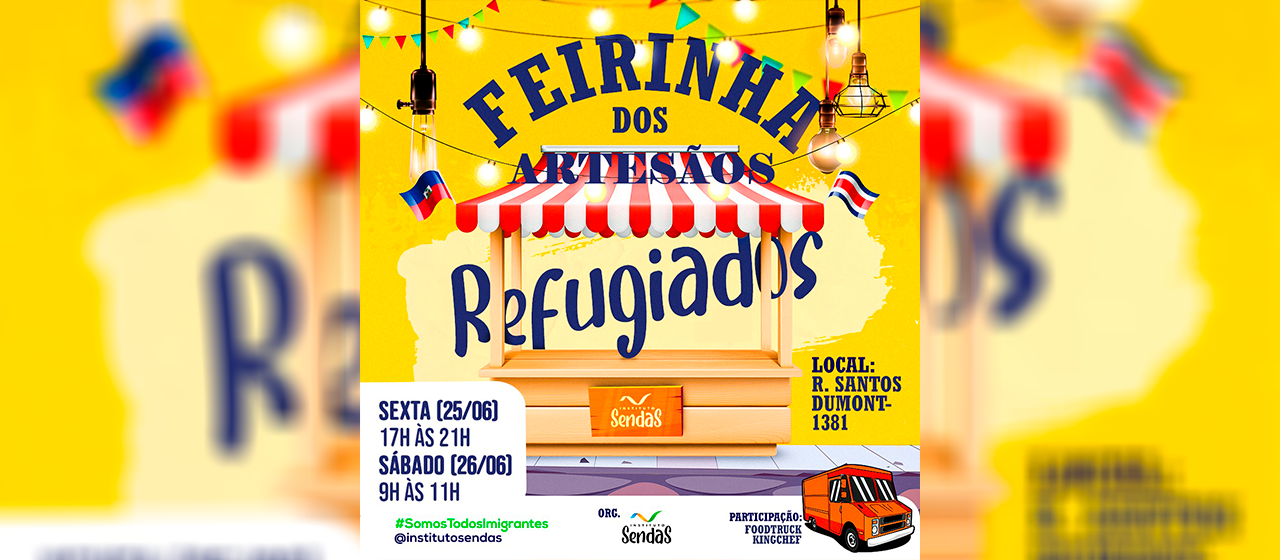 Entidade promove “Feirinha dos Artesãos Refugiados”