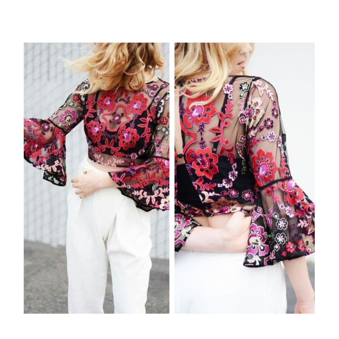 Transparência, mangas e laços são destaques para as próximas estações