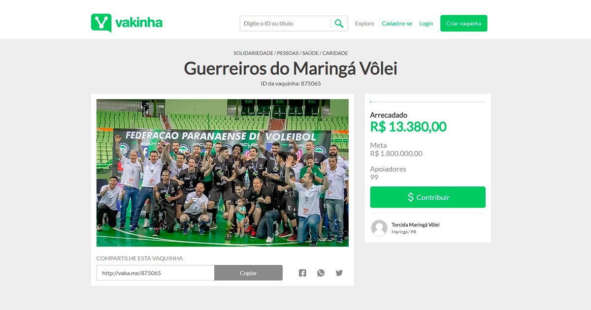 Por conta da crise, sete atletas já deixaram o Maringá Vôlei