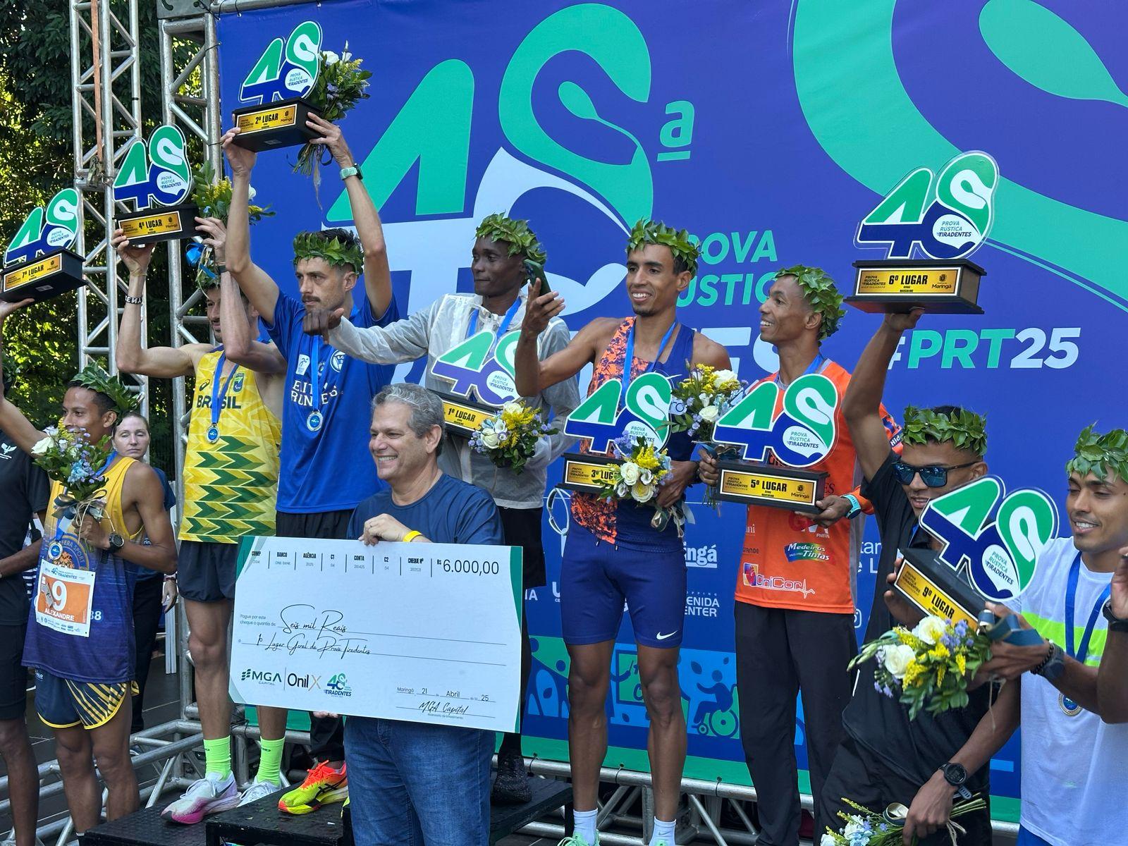 Vestus Cheboi conquista o tricampeonato na Prova Rústica Tiradentes 2025