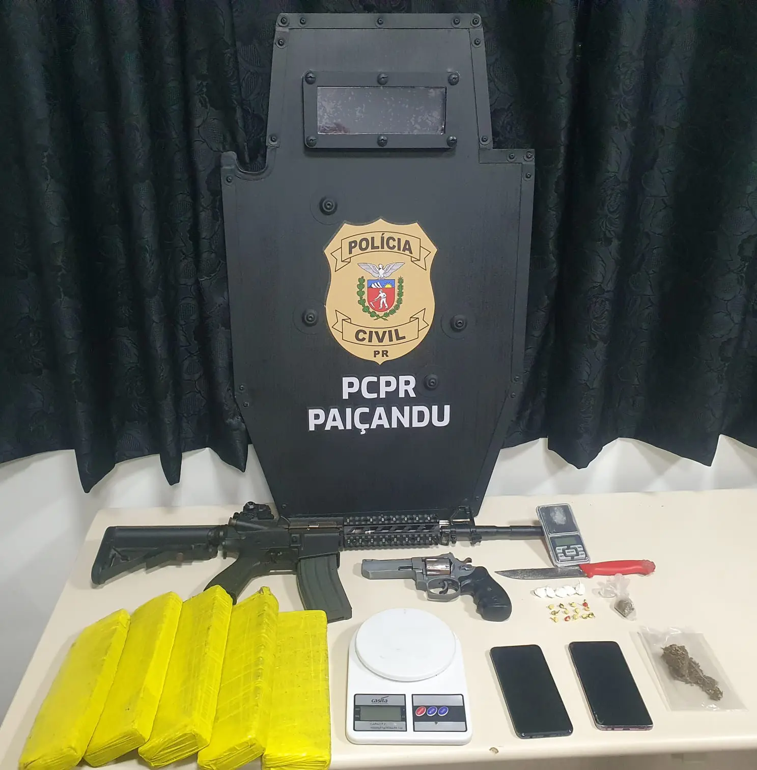 Operação prende cinco pessoas por envolvimento com o tráfico em Paiçandu