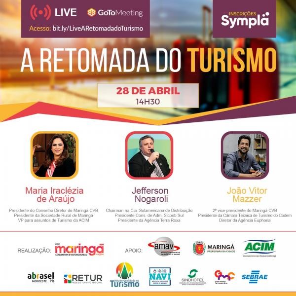 MCVB realiza videoconferência sobre a retomada do turismo em um cenário local