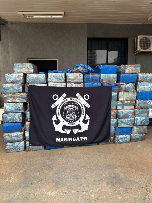 Duas pessoas são presas pela PF com mais de uma tonelada de maconha