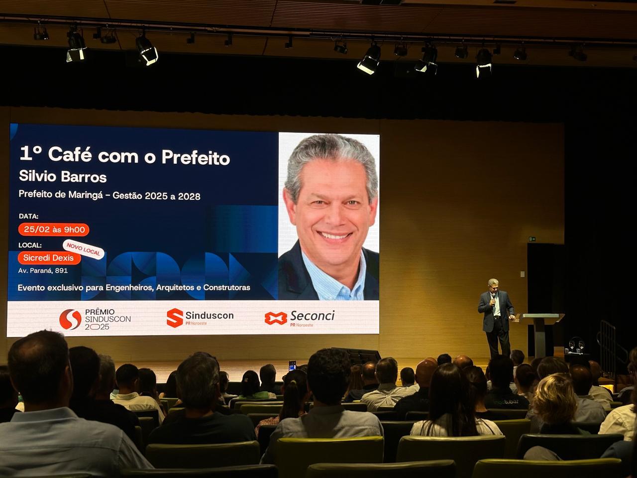 Silvio Barros se reúne com lideranças da construção civil em Maringá