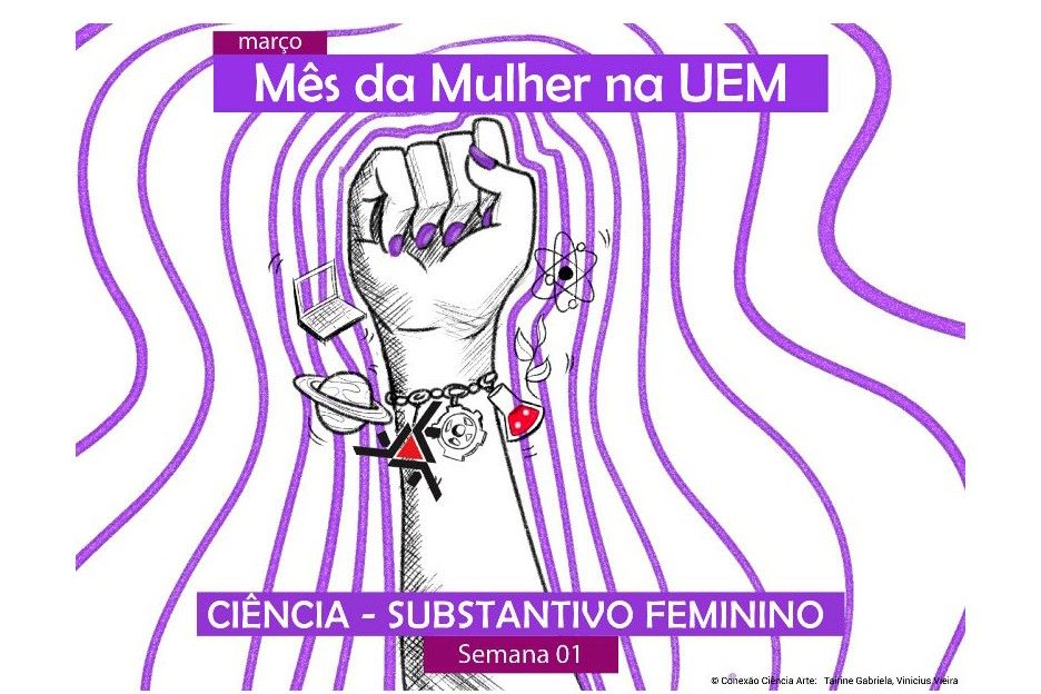 Em março, plataforma de divulgação científica da UEM terá publicações especiais sobre o mês da mulher