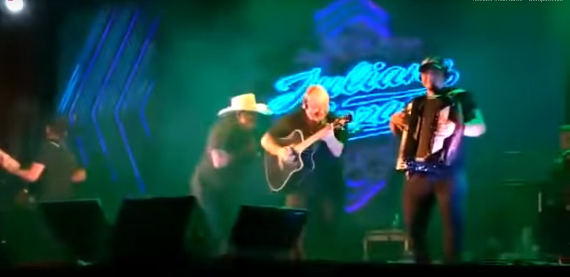Fã de Juliano Cézar estava no show e conta  como tudo aconteceu