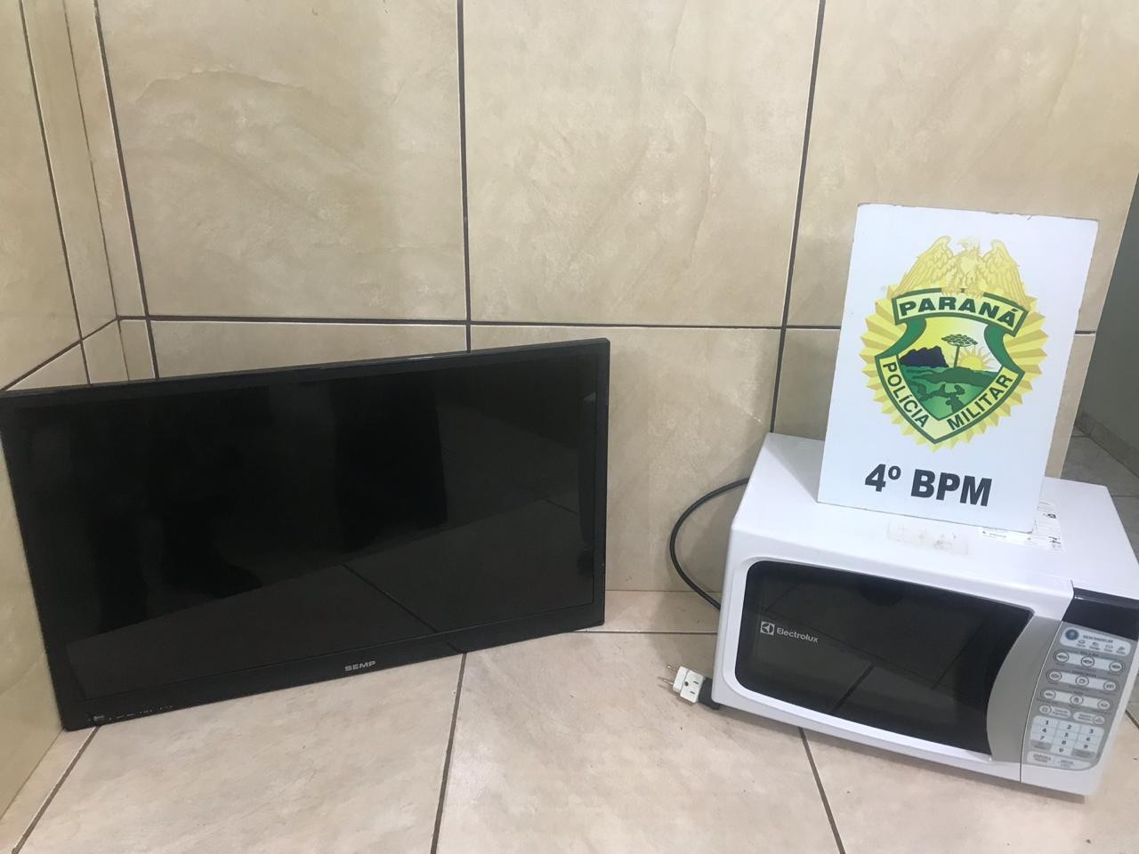 Três homens são presos por furto de objetos na Vila Marumbi