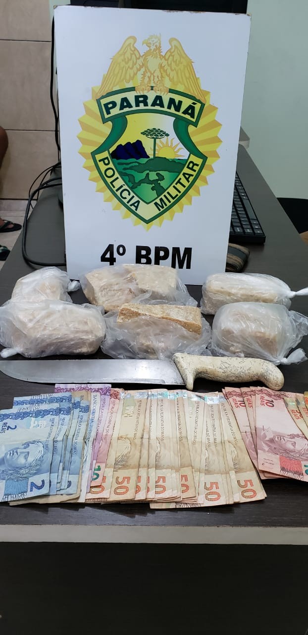 Rocam apreende droga e dinheiro e prende três pessoas