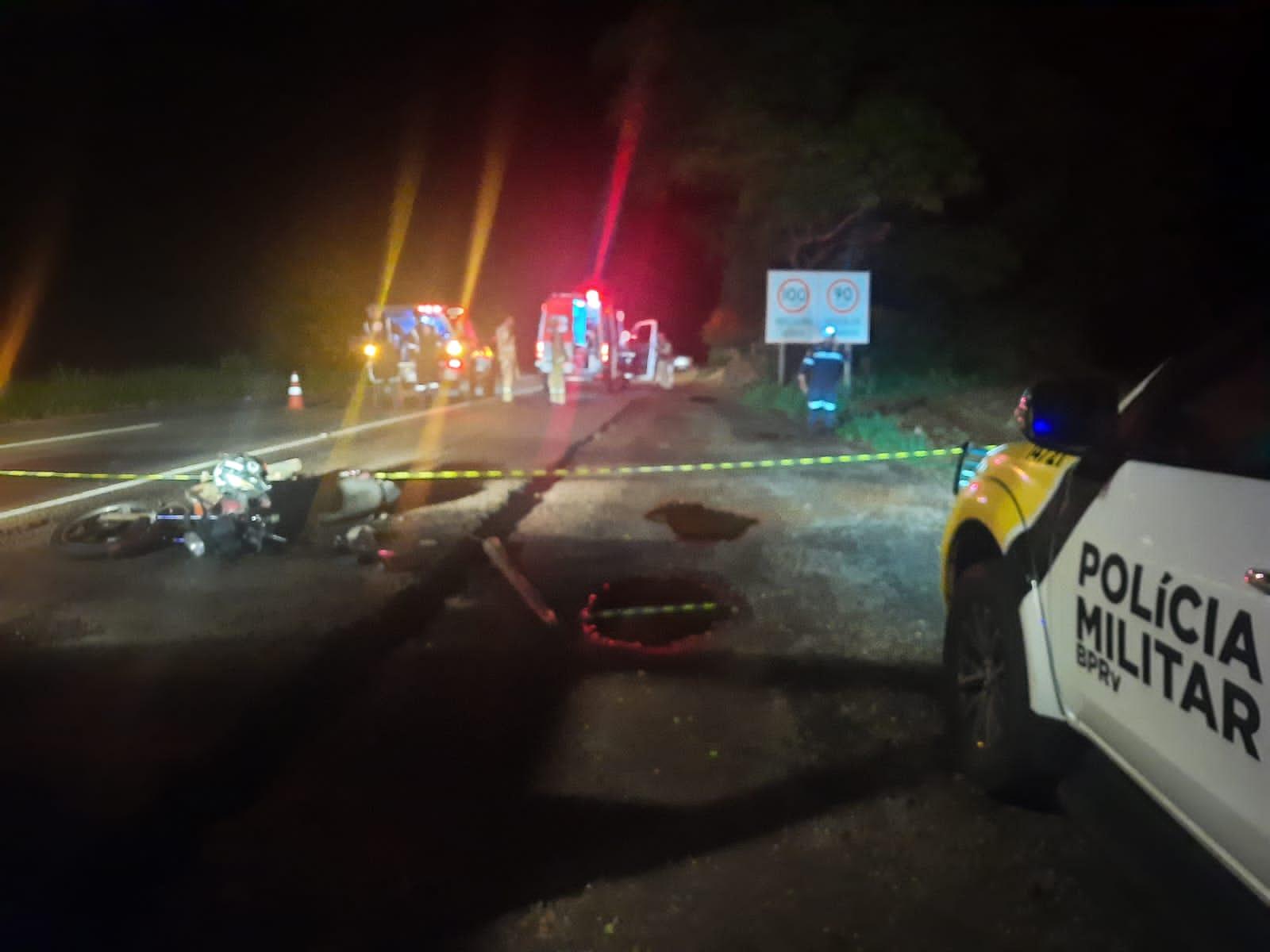Motociclista morre em acidente na PR-323