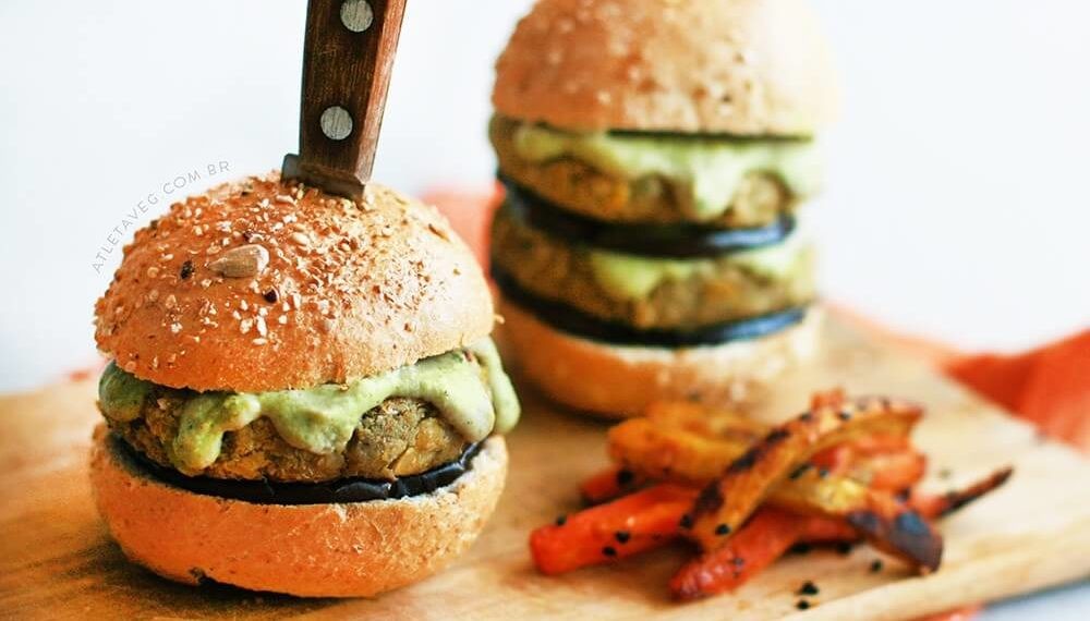 Como é um hamburguer vegano?