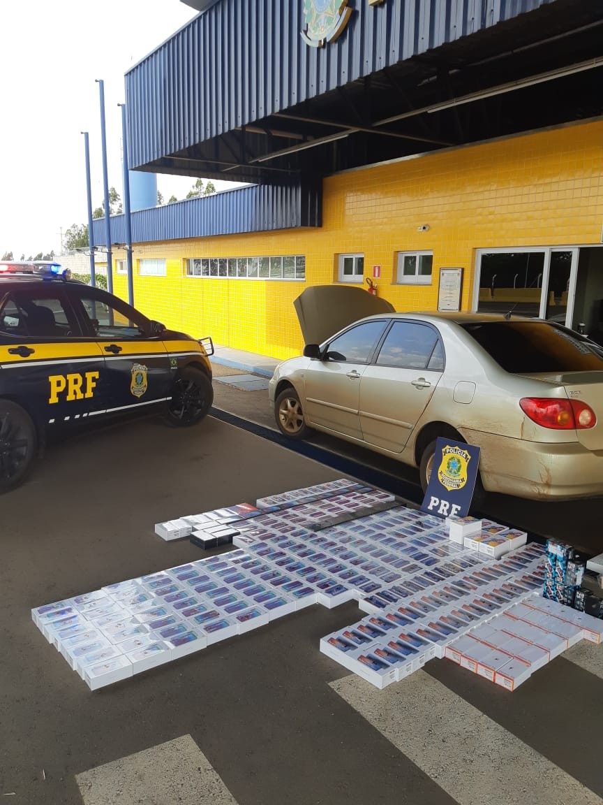 PRF apreende mais de 300 celulares durante operação