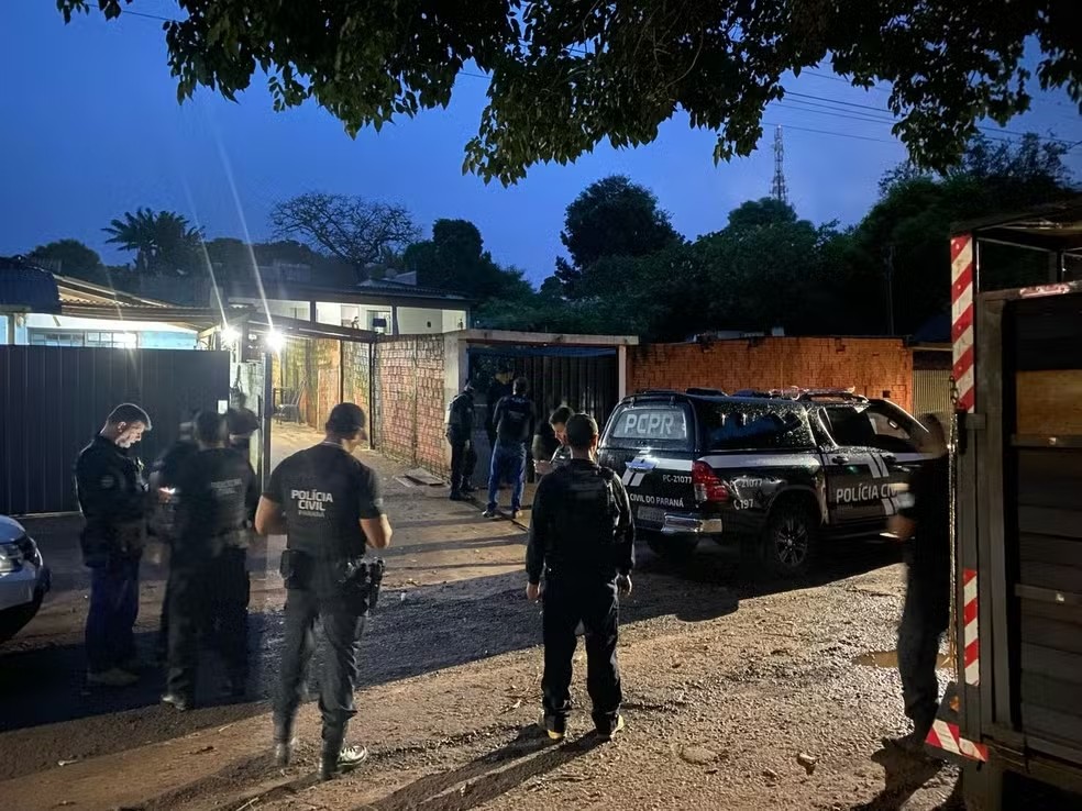PC prende dez pessoas em operação nesta terça-feira (16); grupo suspeito agia em roubos a fazendas e empresas no Paraná