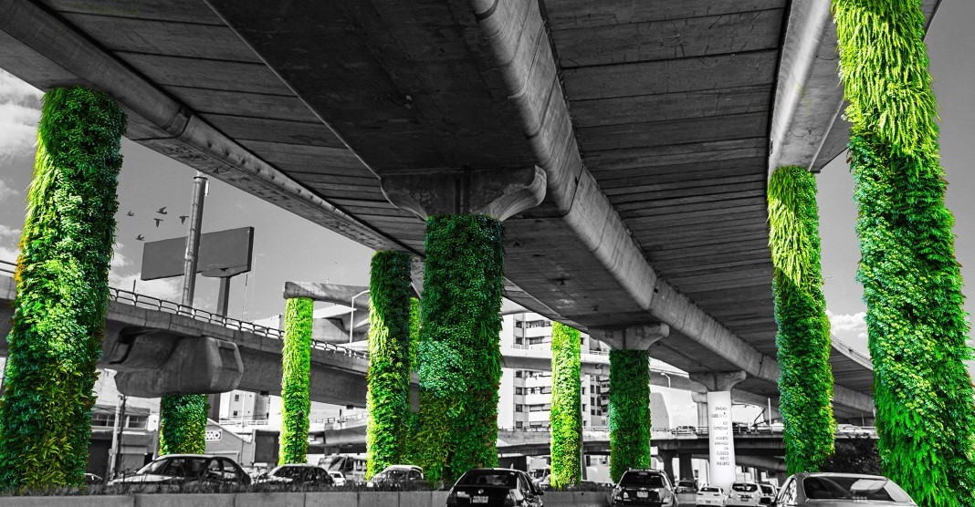 Projeto espalha 60 mil m² de jardins abaixo de viaduto na Cidade do México