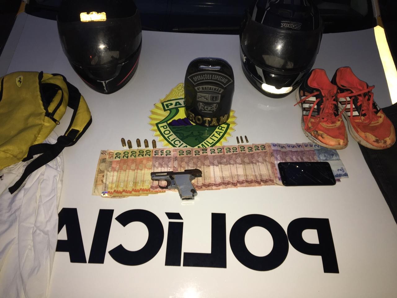 Suspeito de praticar vários roubos a estabelecimentos de Maringá e região é preso