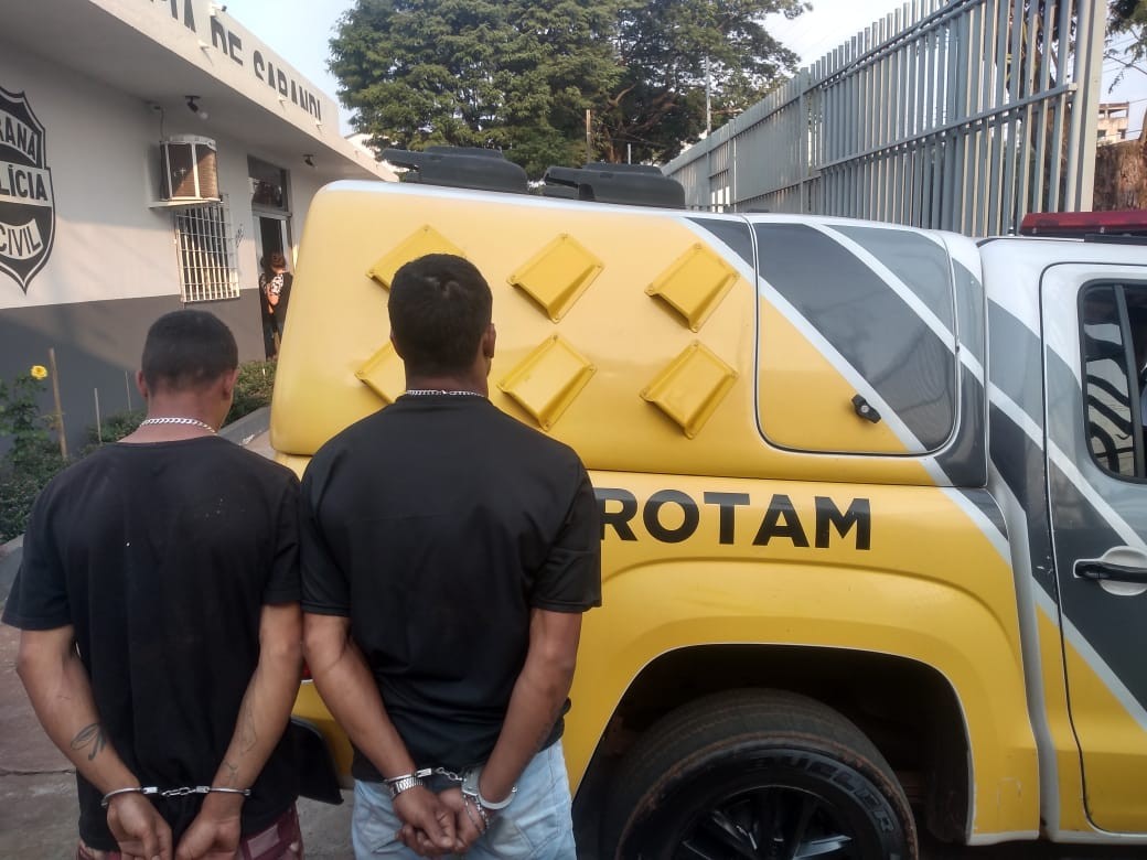 Homem e adolescente são detidos por receptação em Sarandi