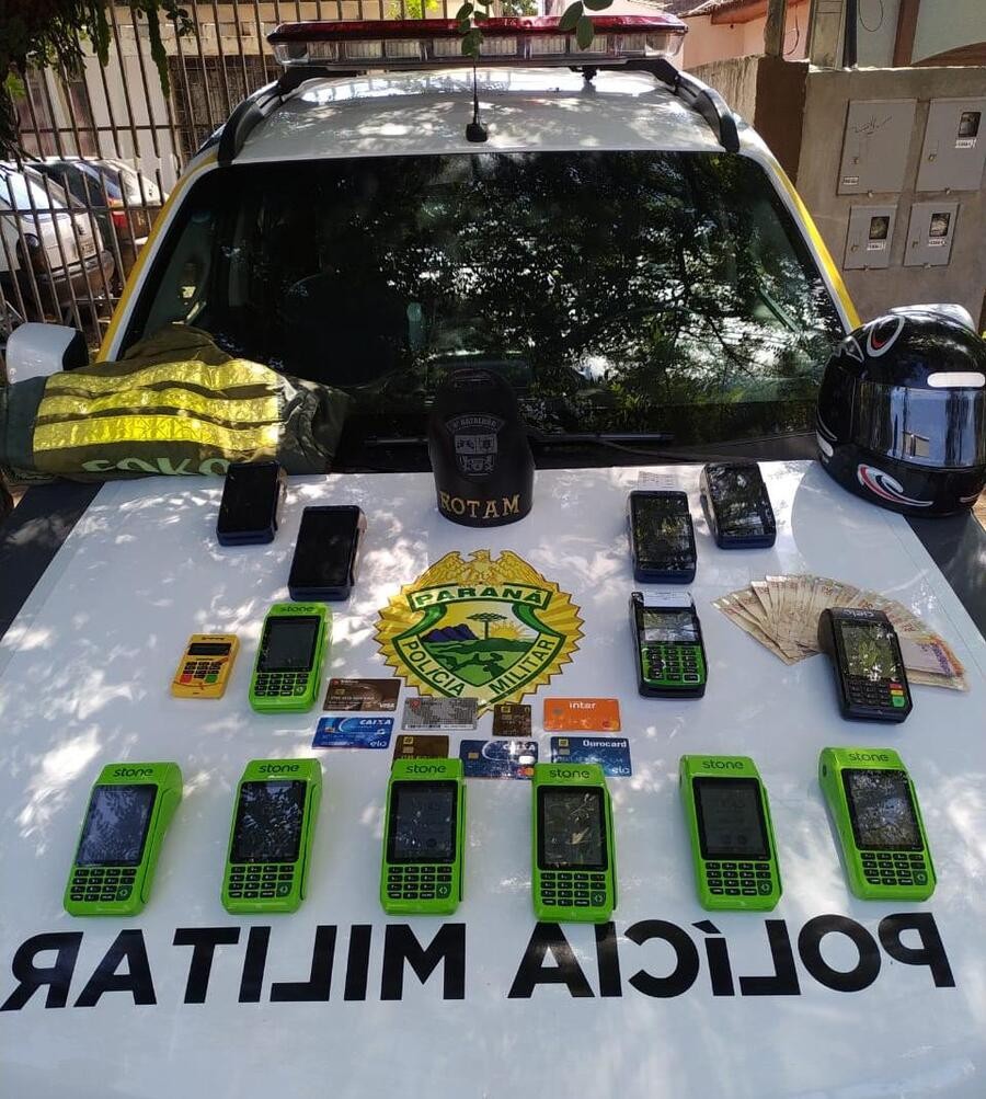 Maringá: PM prende dupla que aplicava golpe do cartão de crédito