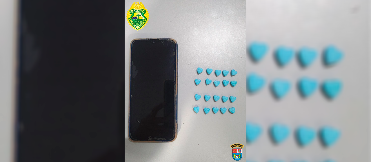 Homem é preso com 20 comprimidos de ecstasy