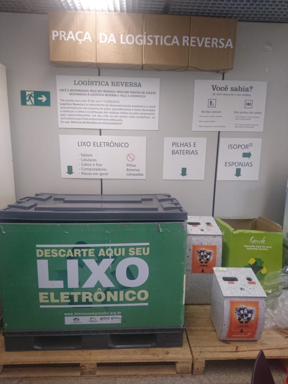 Praça de logística reversa ressalta tripé da sustentabilidade